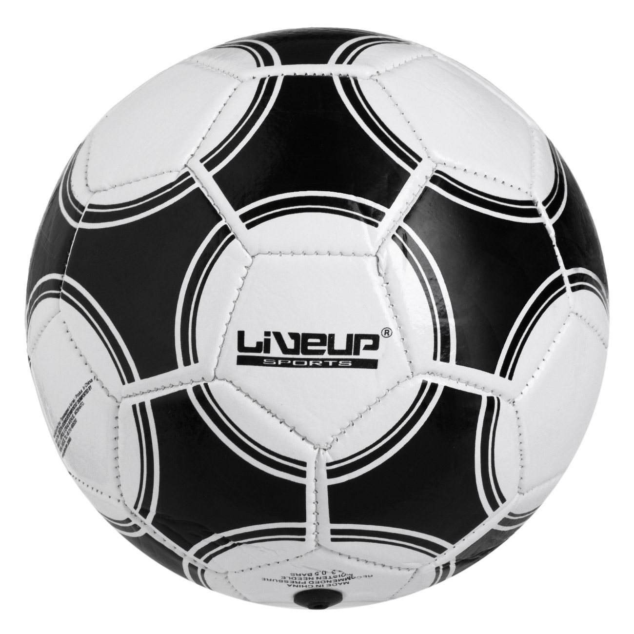 Minge de Fotbal Alba cu Detalii Negre Nr.2