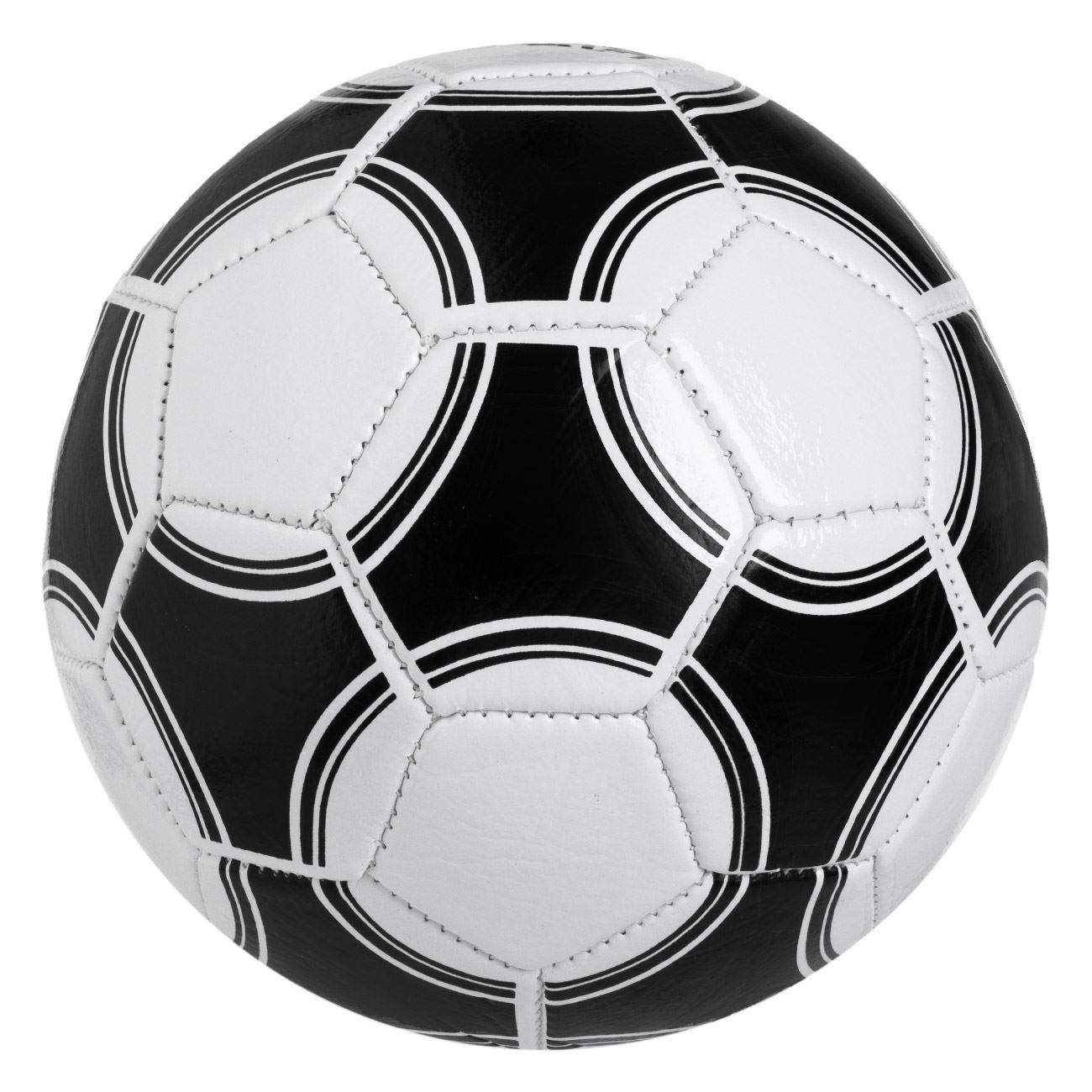 Minge de Fotbal Alba cu Detalii Negre Nr.2 - poza 2