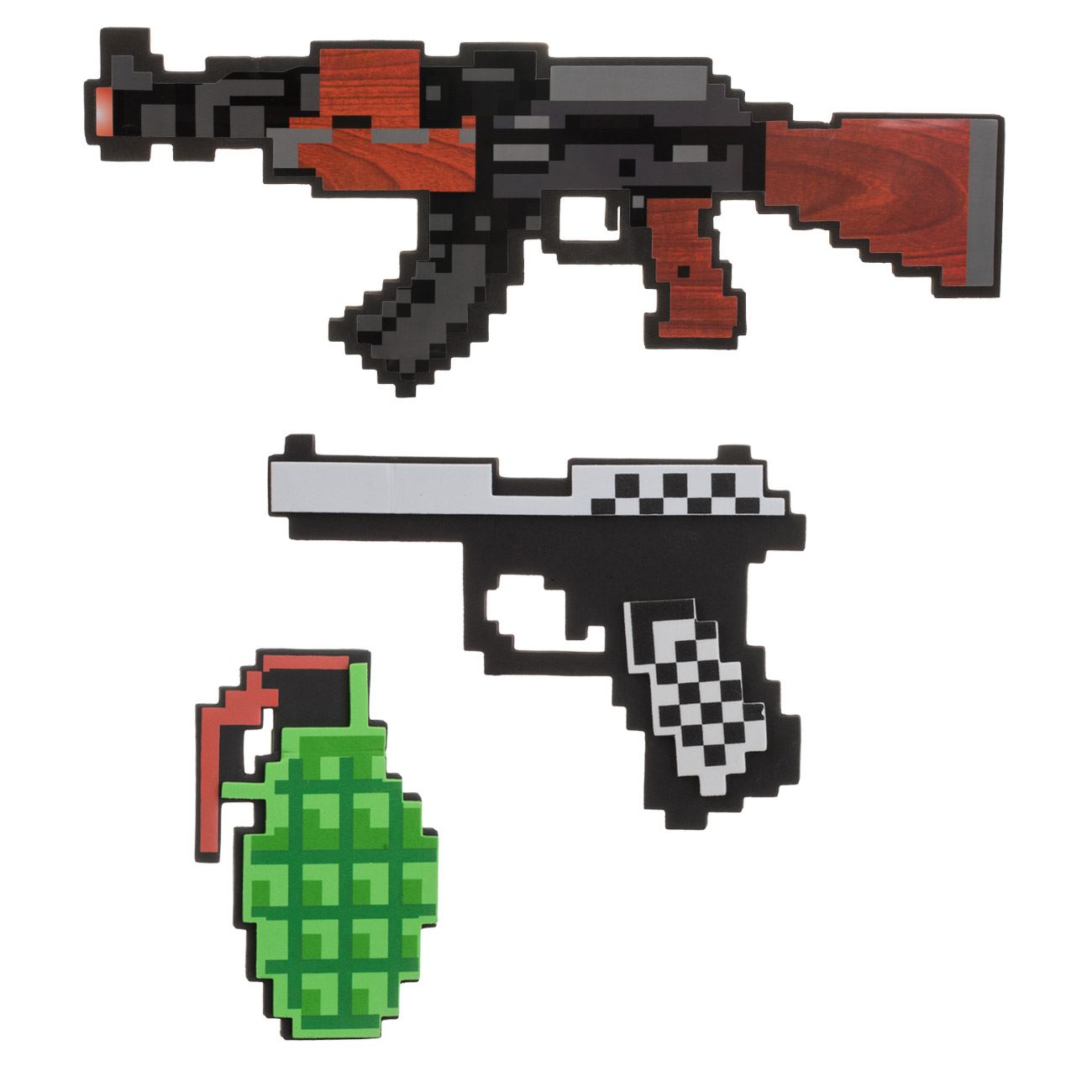 Set de Joaca cu Arme din Spuma Minecraft - 3 piese