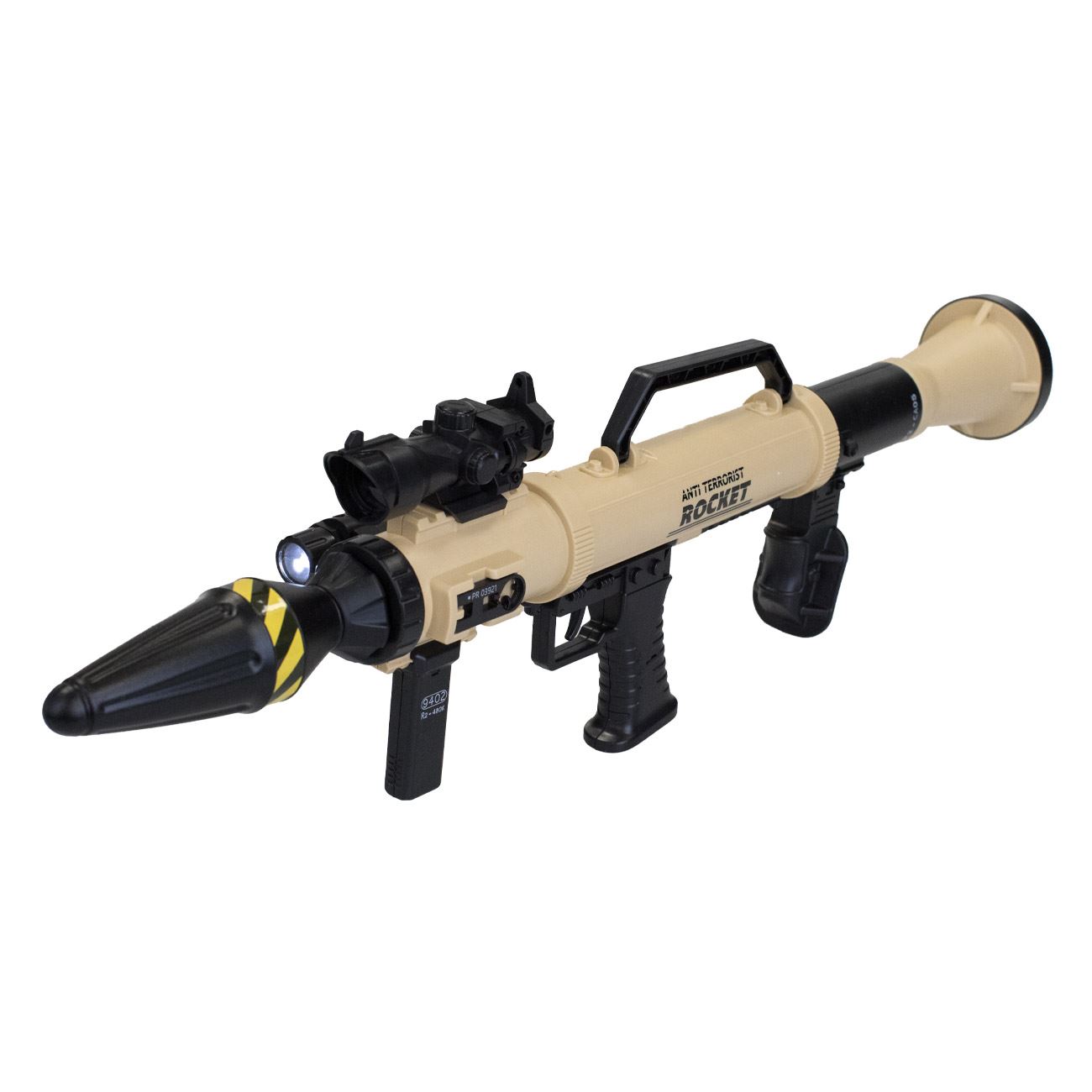 Jucarie Arma tip Bazooka cu Lumina Sunete & Accesorii - poza 5