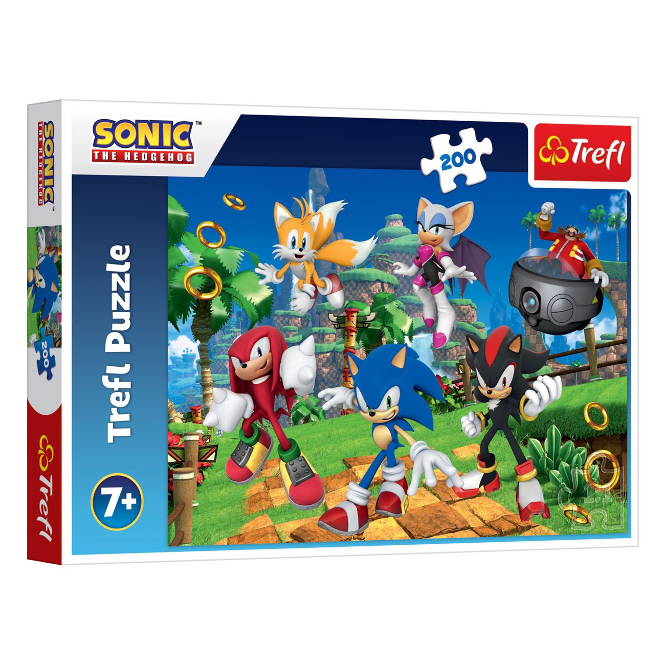 Puzzle Sonic in Pozite de Lupta (200 de piese) - Trefl
