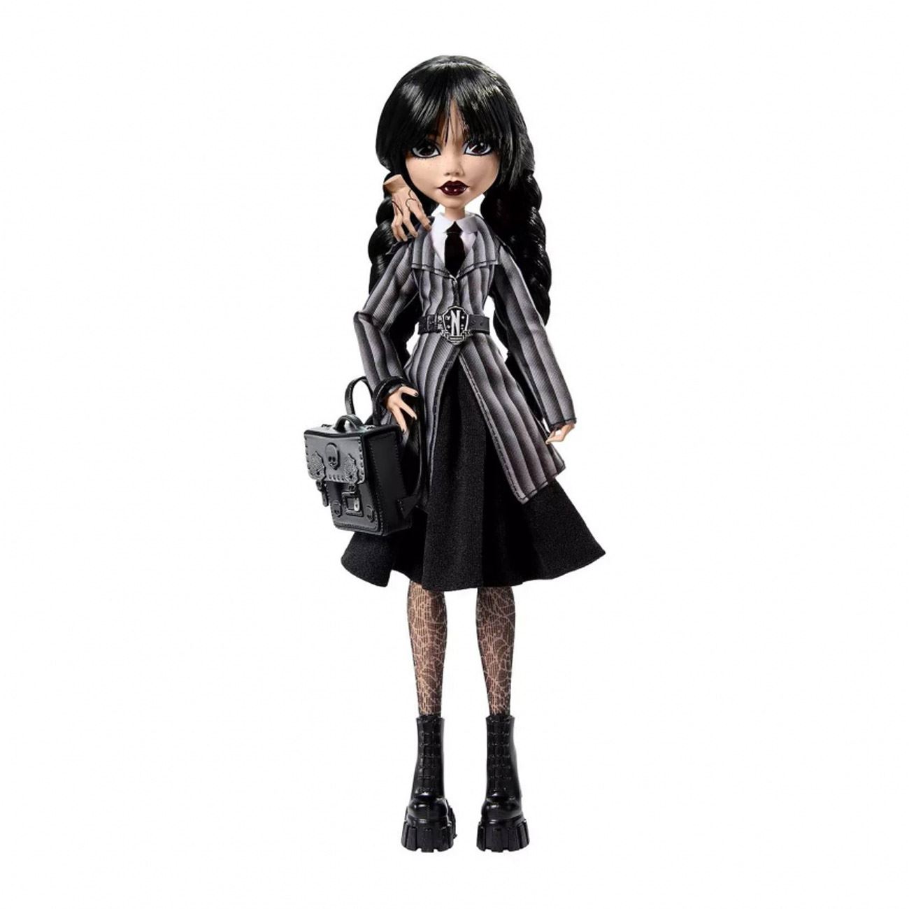 Papusa Monster High Wednesday de Colectie School Outfit - Mattel - poza 2