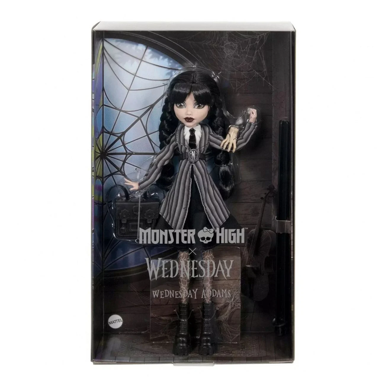 Papusa Monster High Wednesday de Colectie School Outfit - Mattel - poza 6