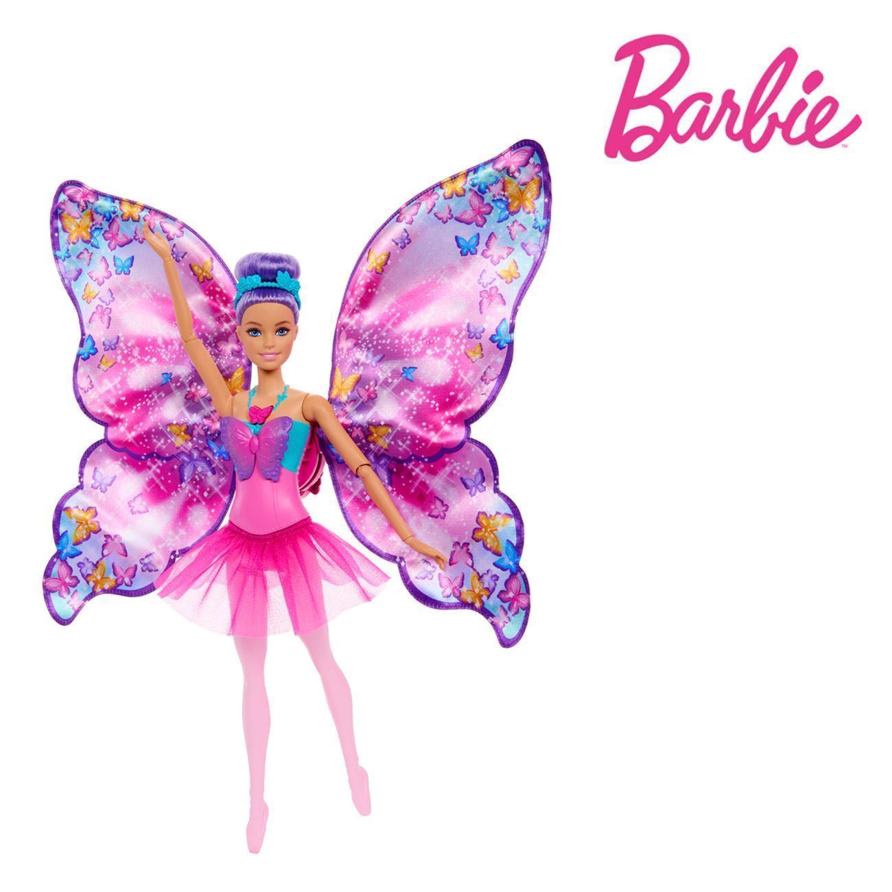 Papusa Barbie Balerina Transformare in Fluture - Mattel