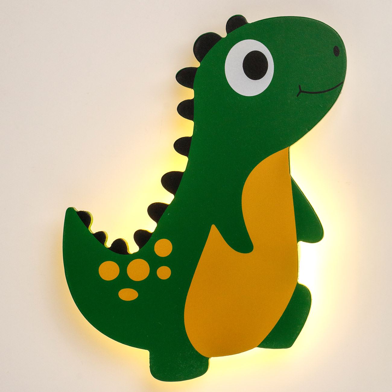 Lampa Dinozaur Verde Maro cu LED 23.5x26cm