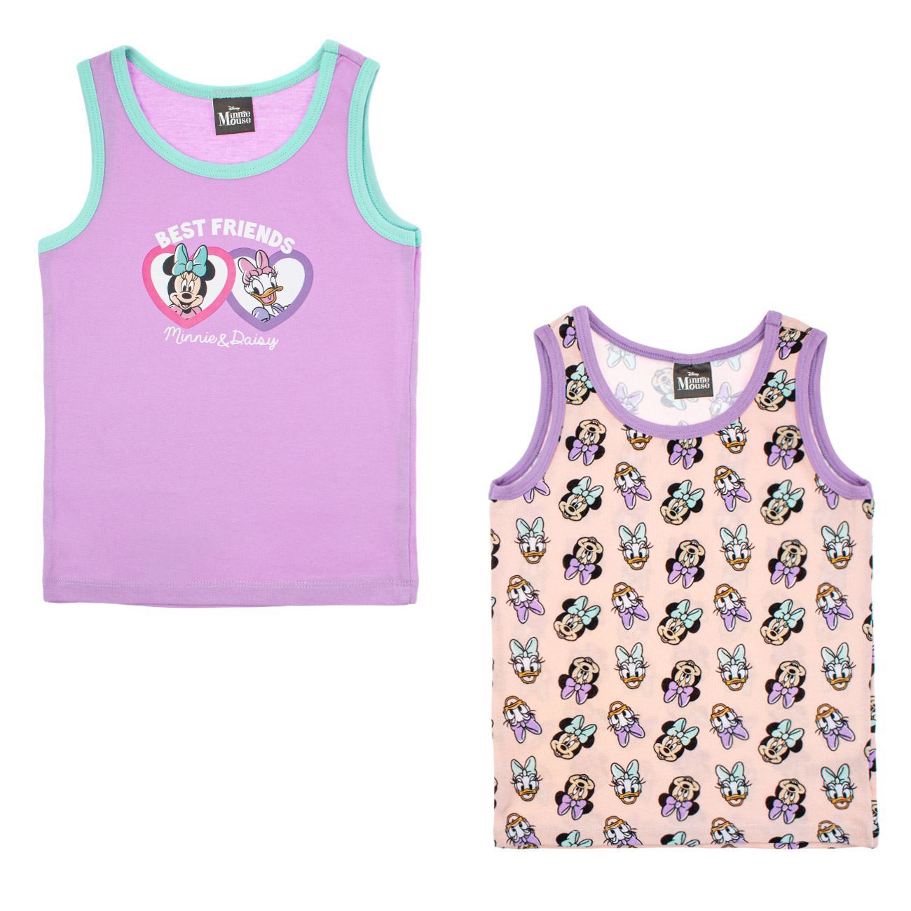 Set Maiouri Lila Somon cu Model Minnie Mouse Daisy pentru Copii - 2buc