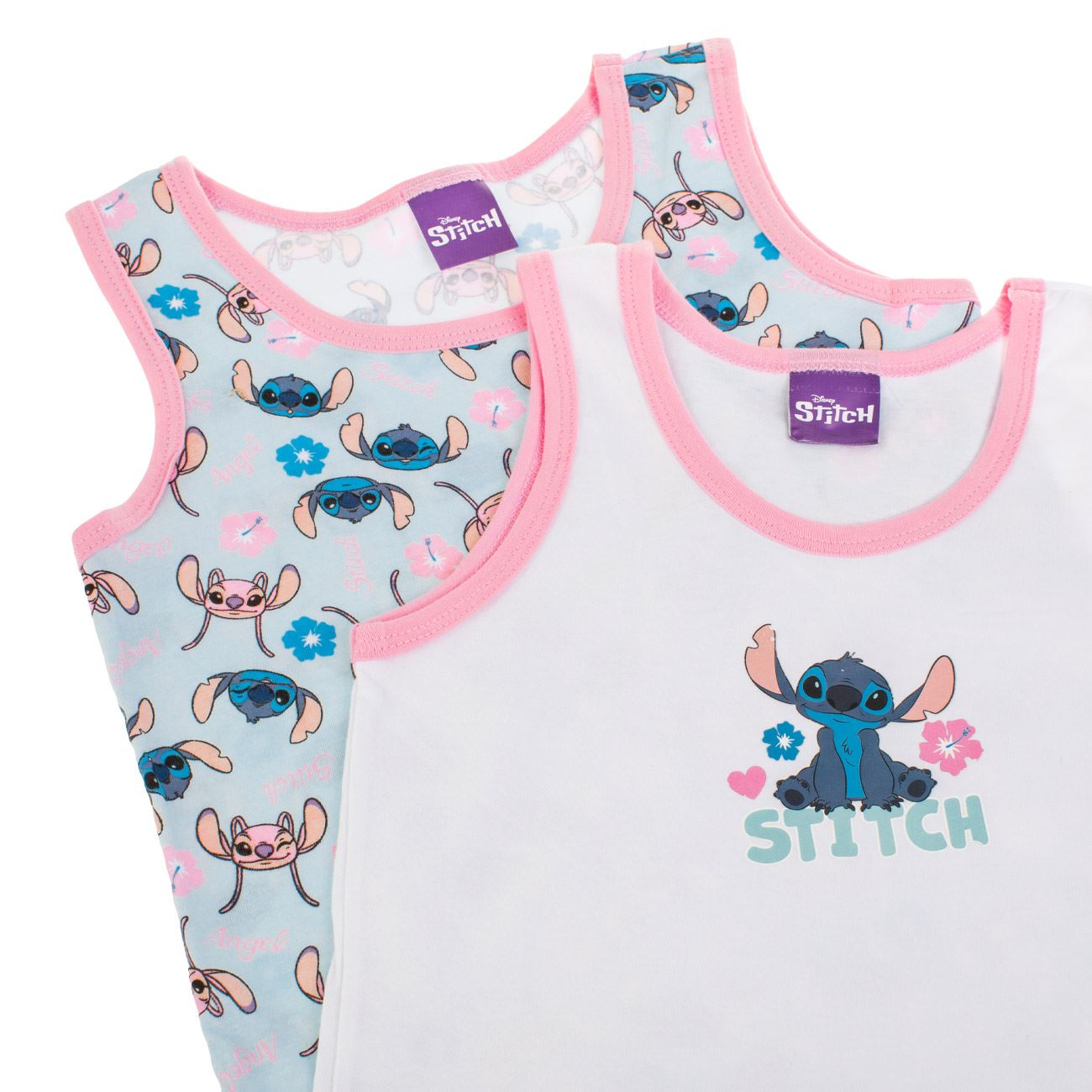 Set Maiouri Colorate cu Imprimeu Lilo & Stitch pentru Copii - 2buc - poza 2