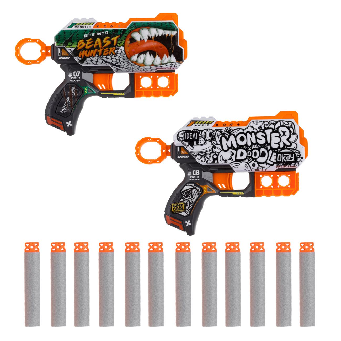 Set Pistoale Graffity Fast Pioneer cu 12 Sageti Moi