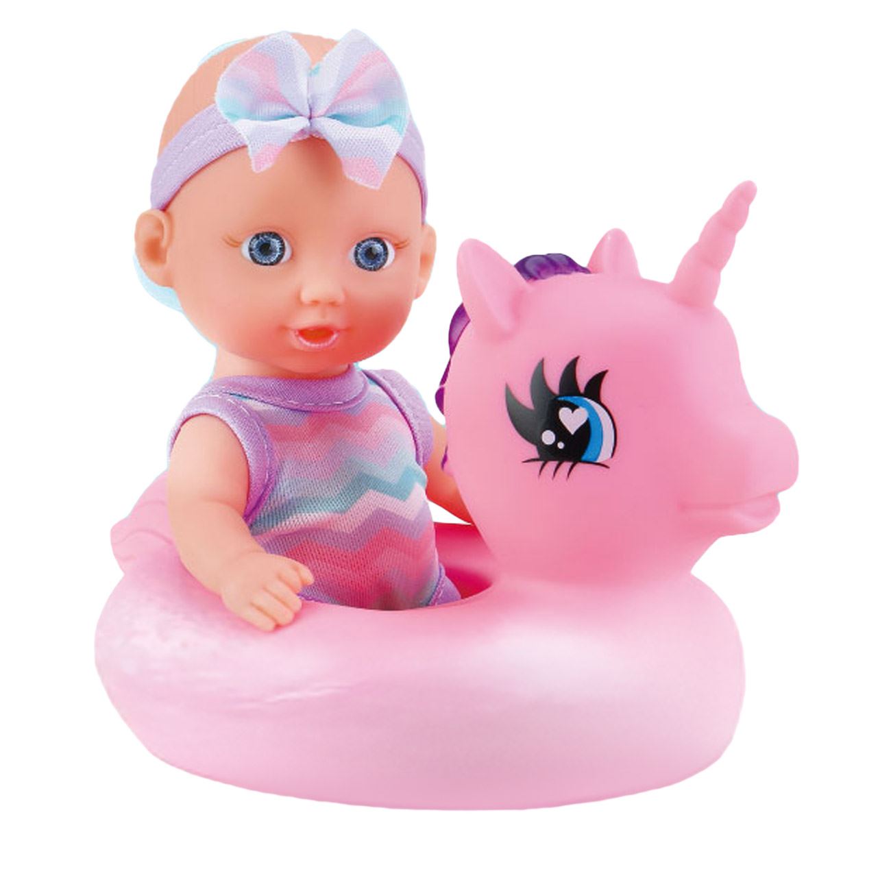 Papusa Bebelus Roz Unicorn