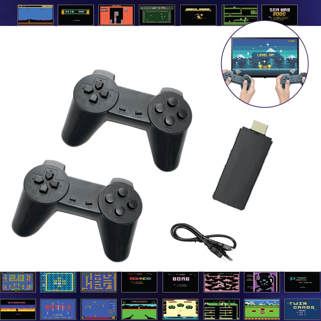 Controler Gaming Fara Fir pentru Televizor Ultra HD