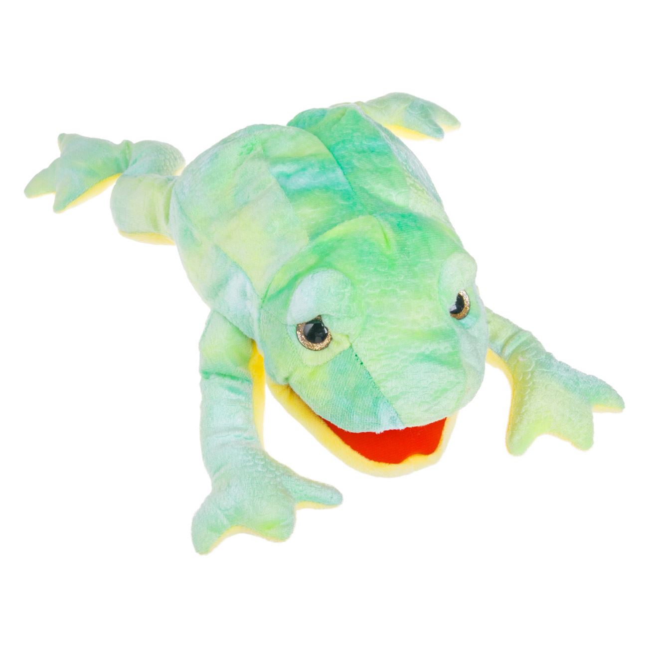 Figurina din Plus Broscuta Verde pentru Teatrul de Papusi 42cm - poza 3