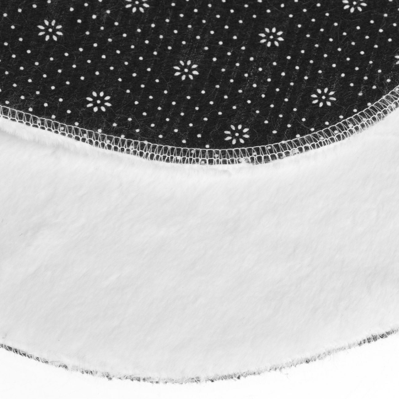 Covoras Decorativ din Blana Artificiala in Forma de Nor Alb 110x74cm - poza 3