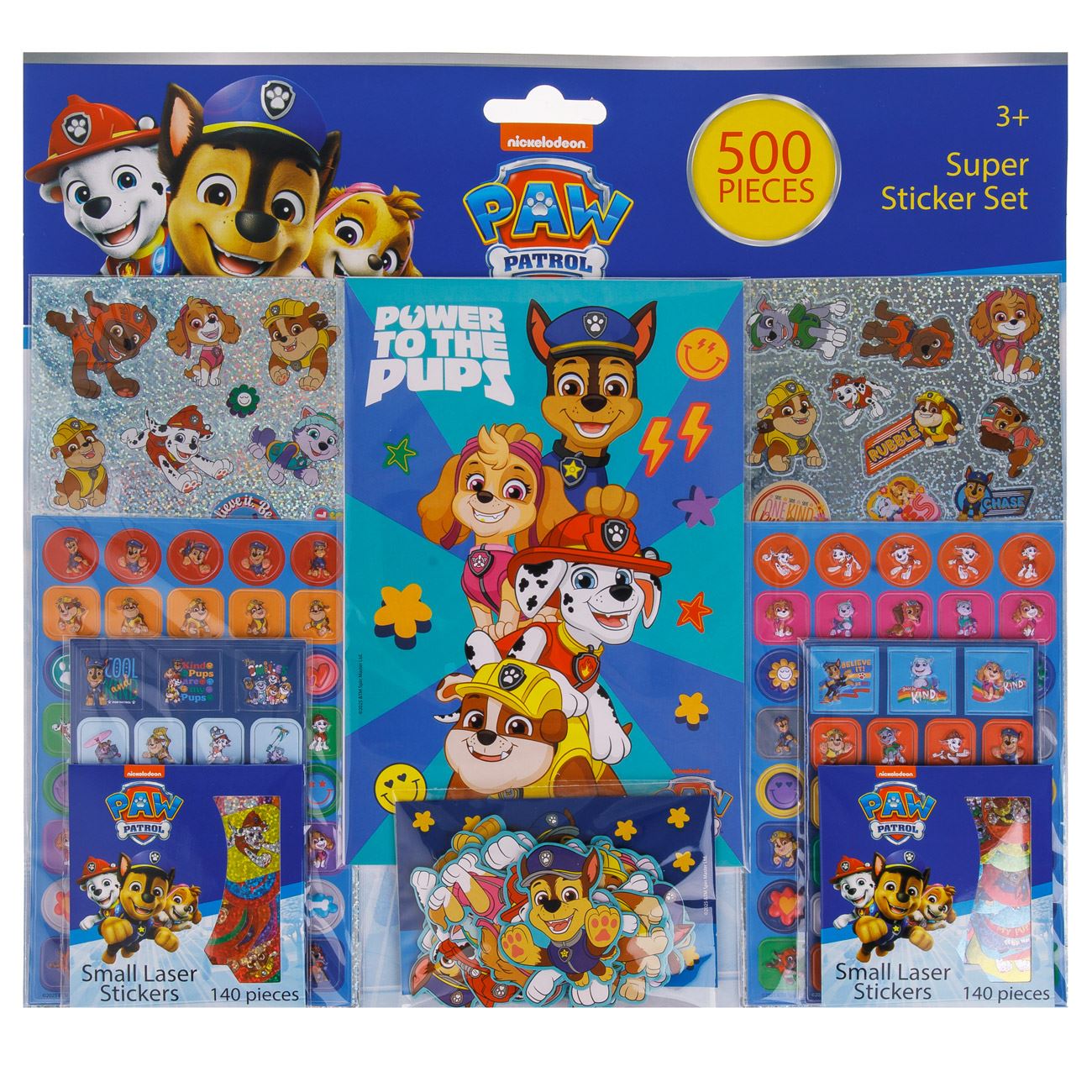 Set Autocolante cu Model Paw Patrol & Bloc - 500buc - poza 2