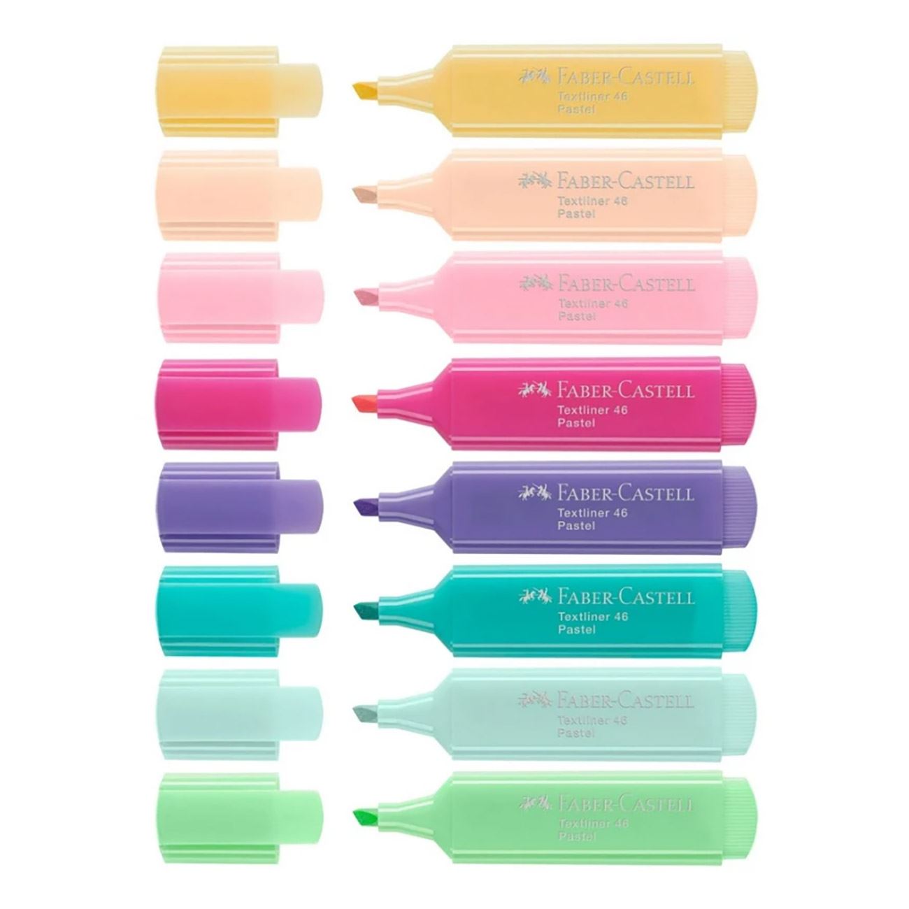 Set Evidentiatoare de Culori Pastel Faber Castell - 8buc - poza 2
