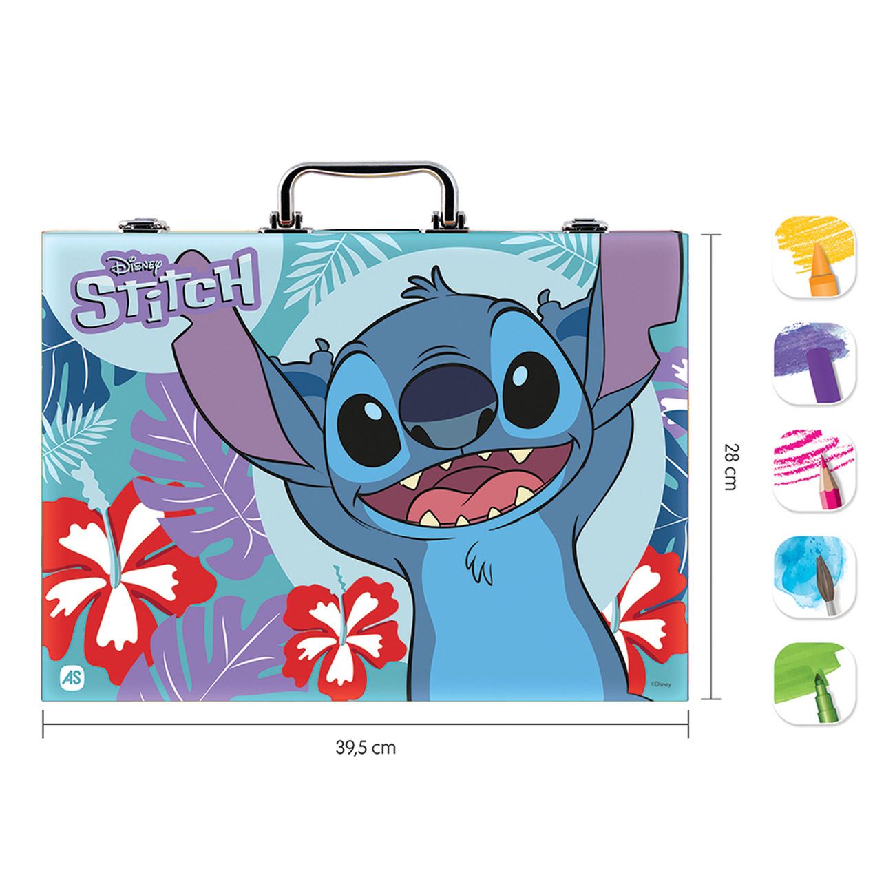 HappiHobbi Kit de Colorat Deluxe Disney Stitch cu 100 de Accesorii - AS - poza 5