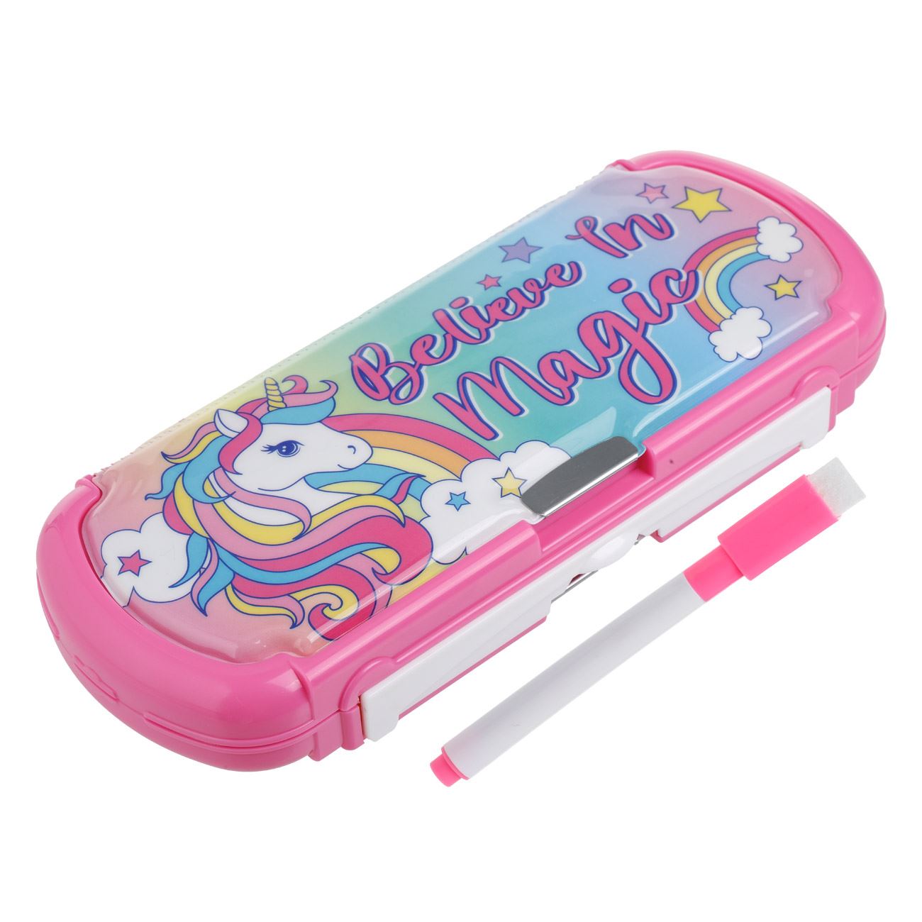 Penar Magnetit cu Model Unicorn Tabla & Carioca 23x9x3.2cm
