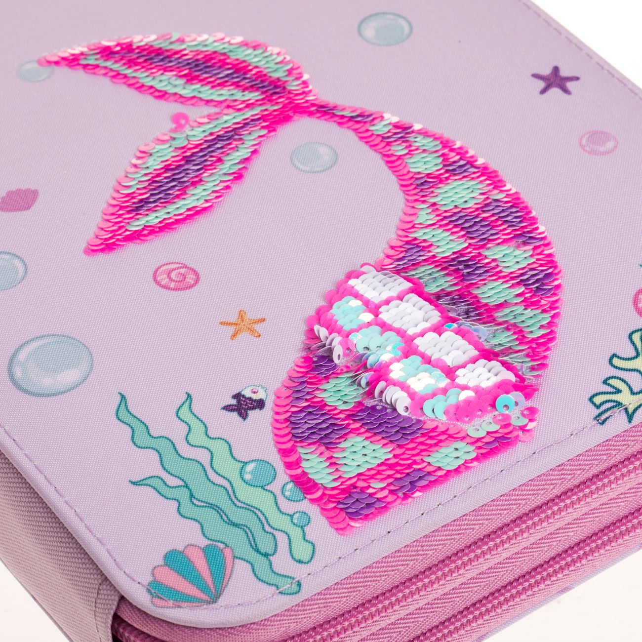Penar Echipat Dublu Lila cu Model Sirena 18x5x23cm - My Way - poza 4