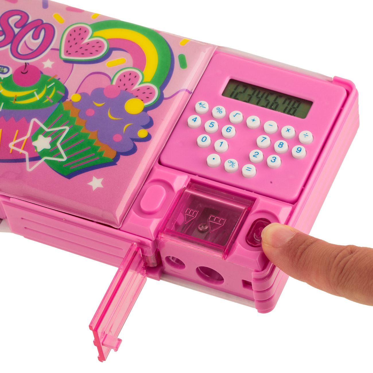Penar Magnetic Multifunctional cu Calculator "Sweet" - 25,5x3x9cm - poza 4