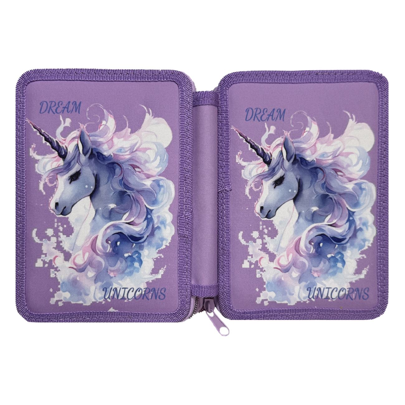 Penar Echipat Dublu Lila Unicorn 15x4x20cm - poza 3