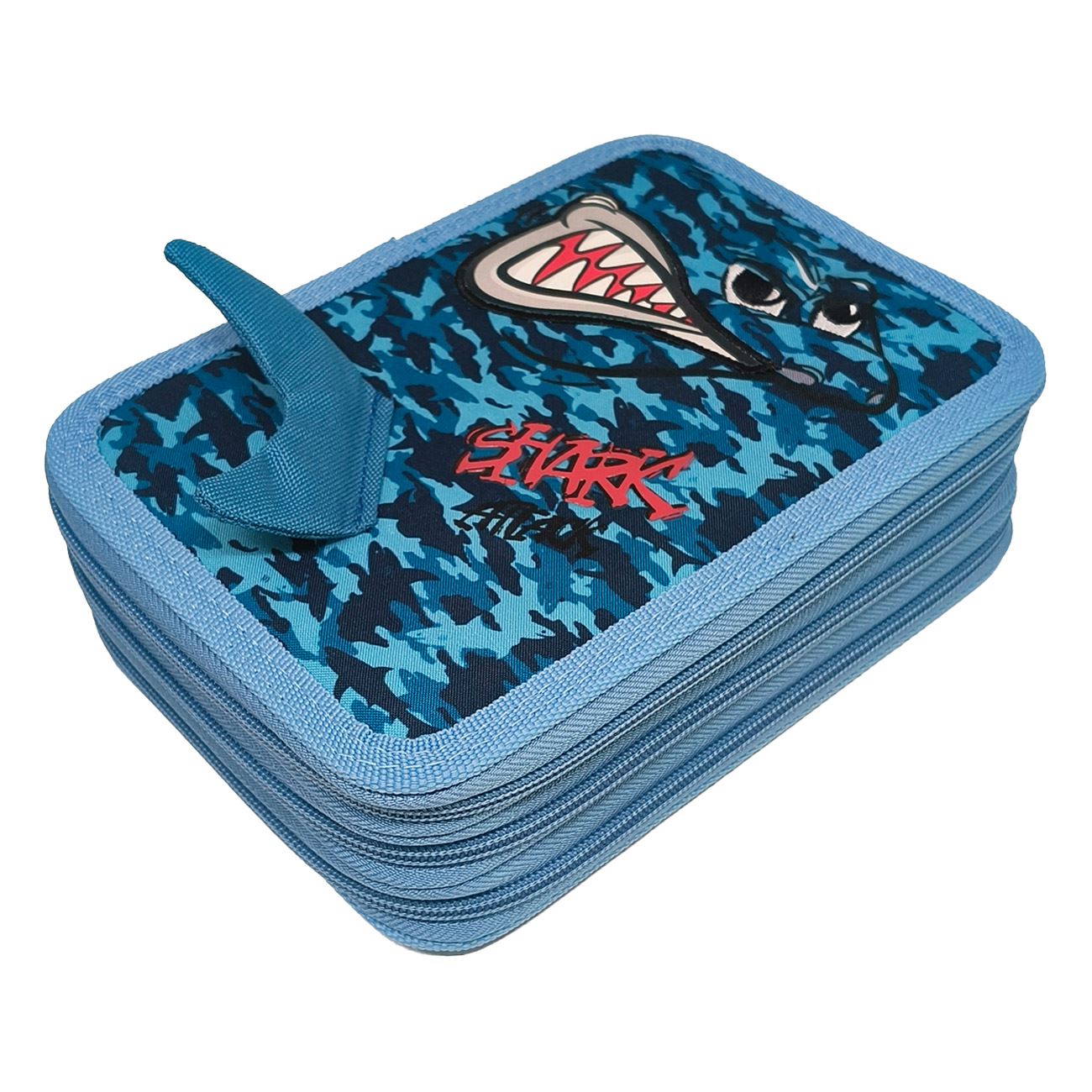 Penar Echipat Triplu Bleu Rechini 21x6x15cm - poza 4