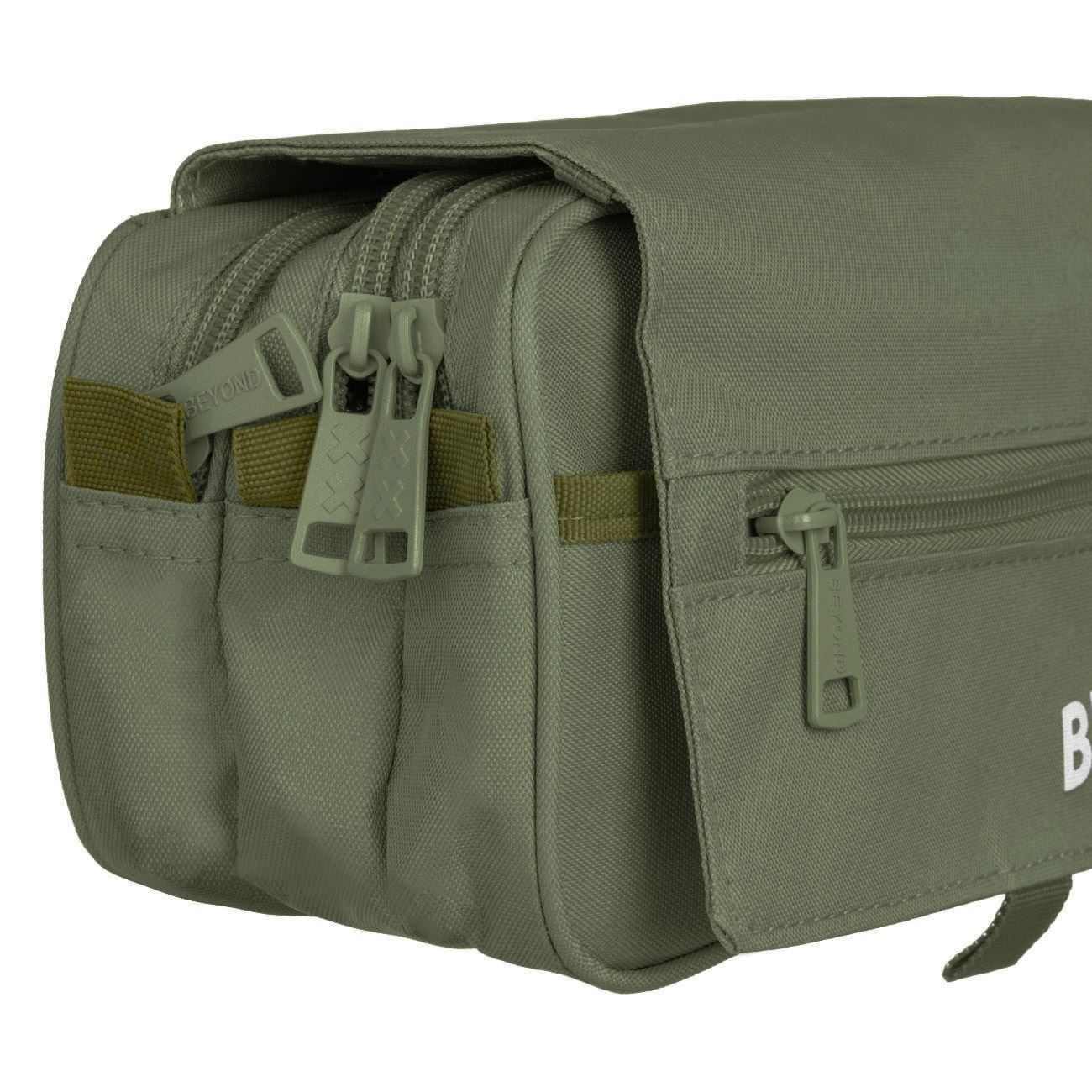 Penar Mare cu 4 Fermoare Kaki 22x9x11cm - poza 4