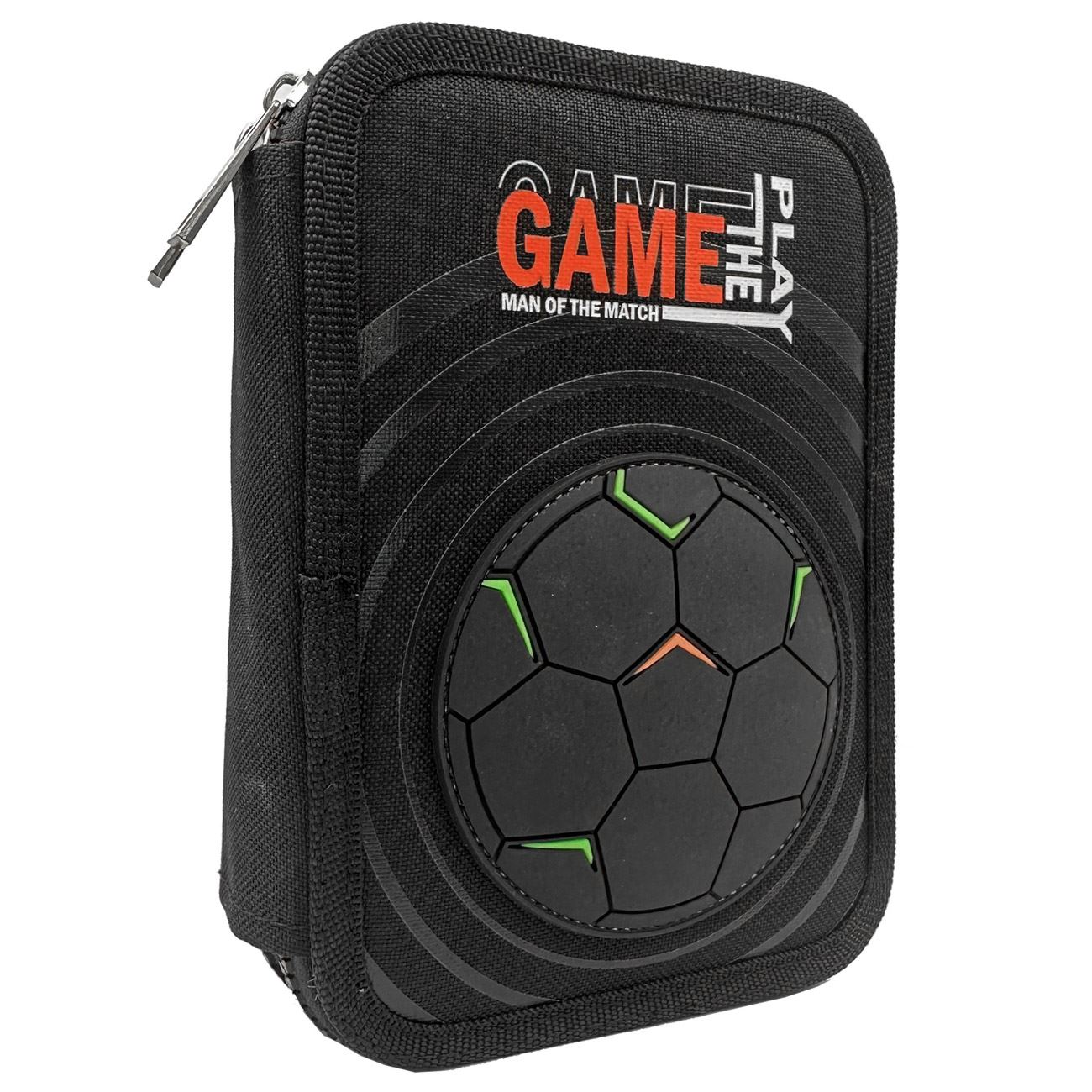 Penar Echipat Dublu Negru 3D Rubber Minge de Fotbal 14.5x4x20cm