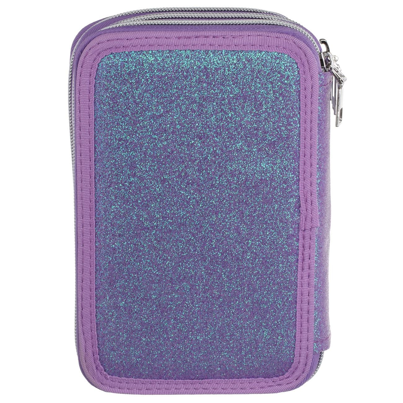 Penar Echipat Triplul Lila Glitter Glitter "I am a Star" MyWay -12,5x6,5x19,5cm - poza 3