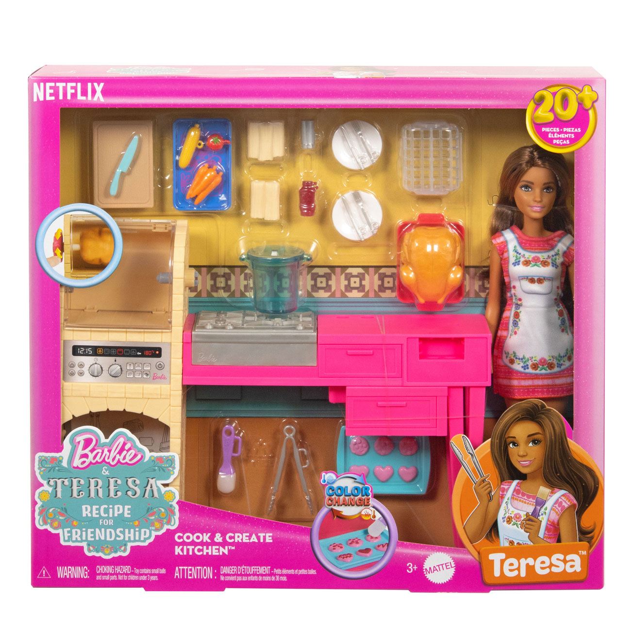 Papusa Barbie Teresa in Bucatarie - Mattel