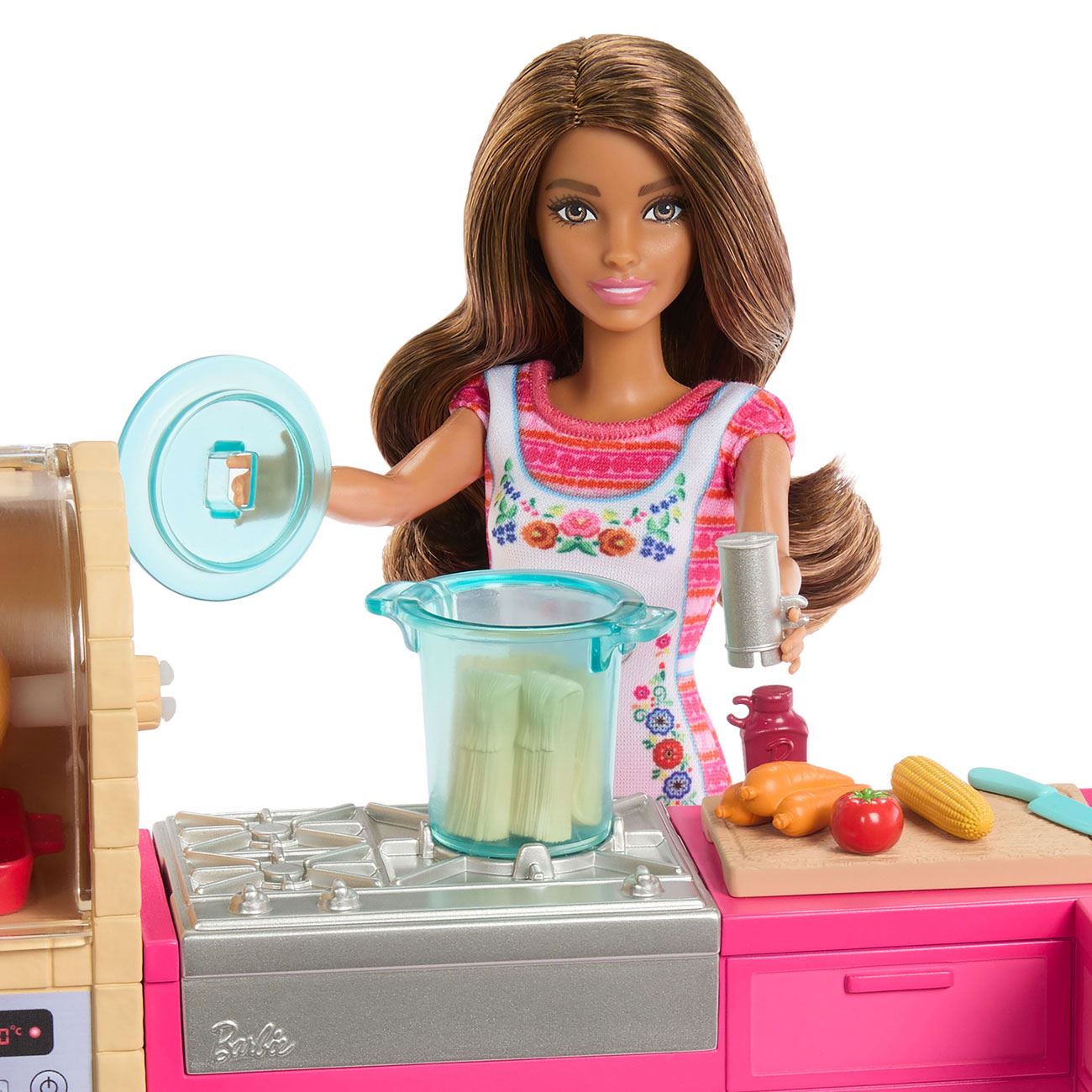 Papusa Barbie Teresa in Bucatarie - Mattel - poza 3