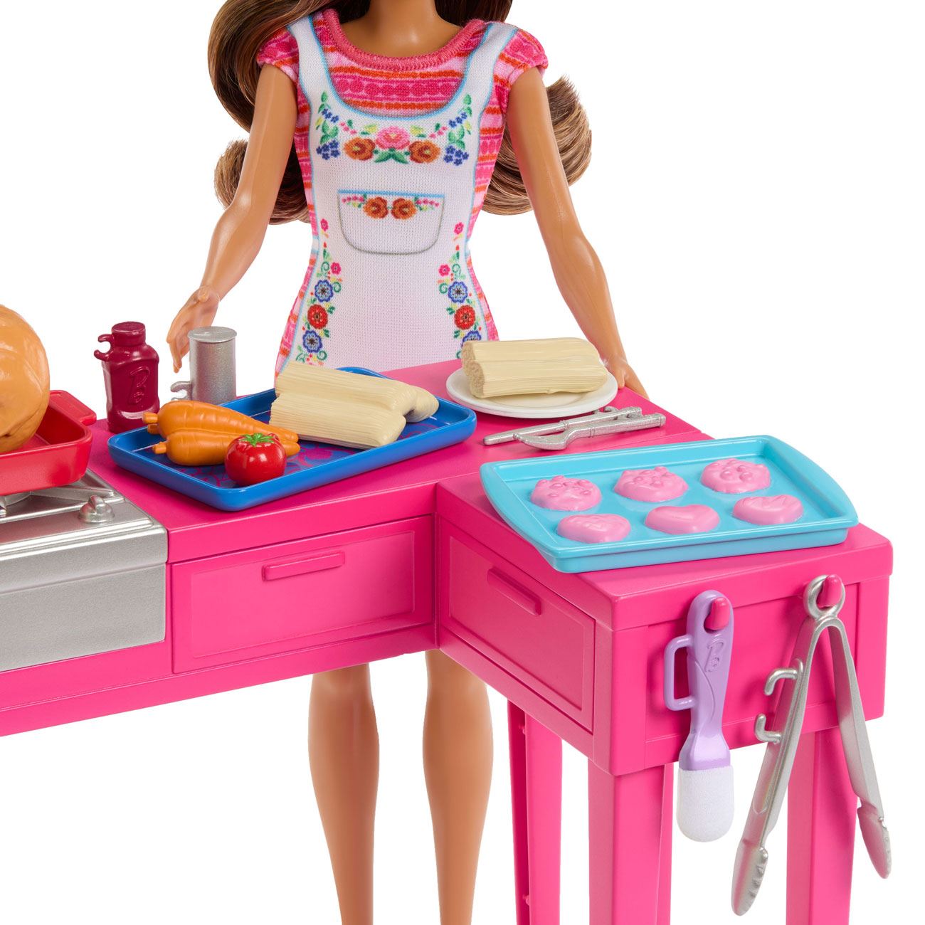 Papusa Barbie Teresa in Bucatarie - Mattel - poza 4