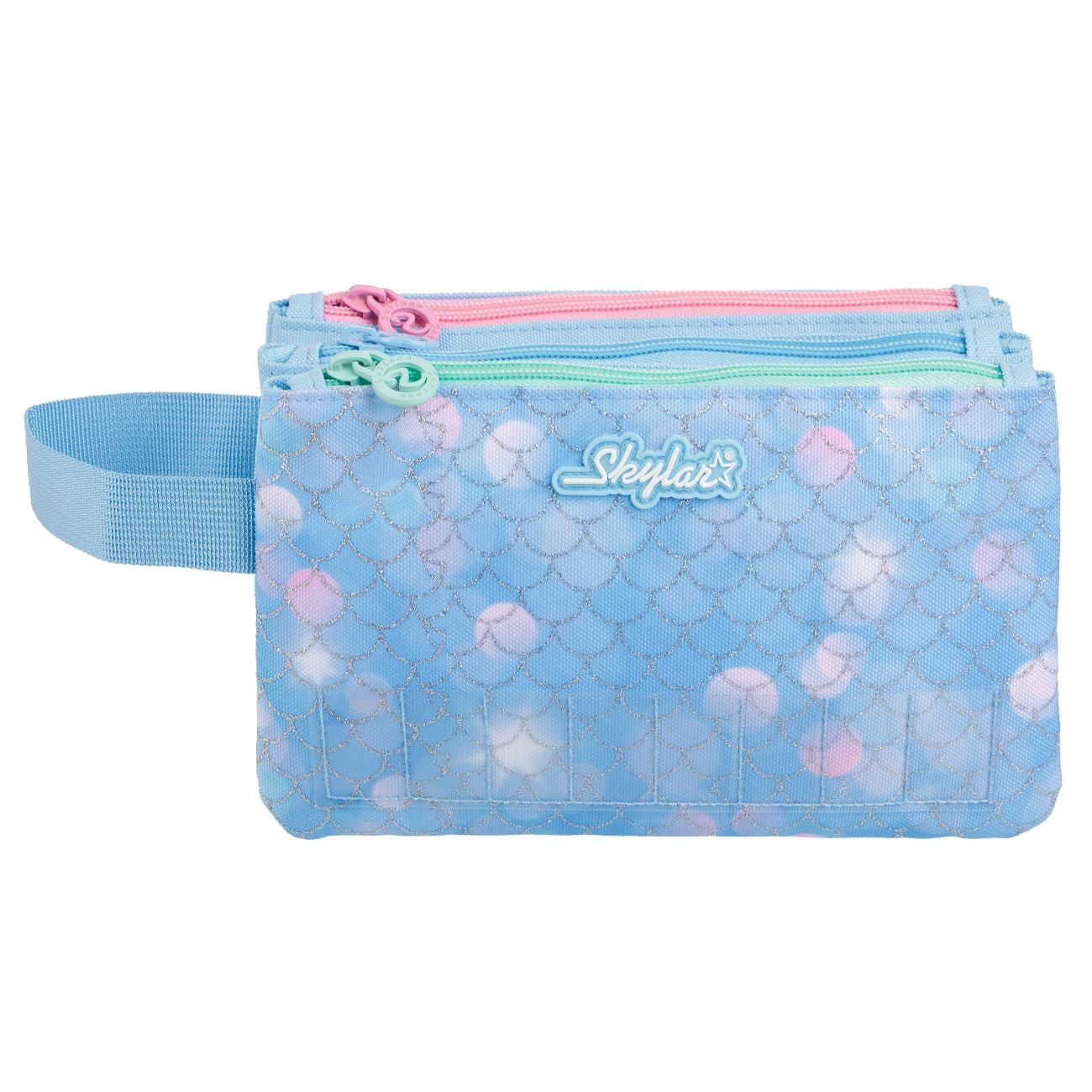 Penar Triplu Neechipat Bleu Mermaid cu Nume & Maner 22x4x13cm - poza 2