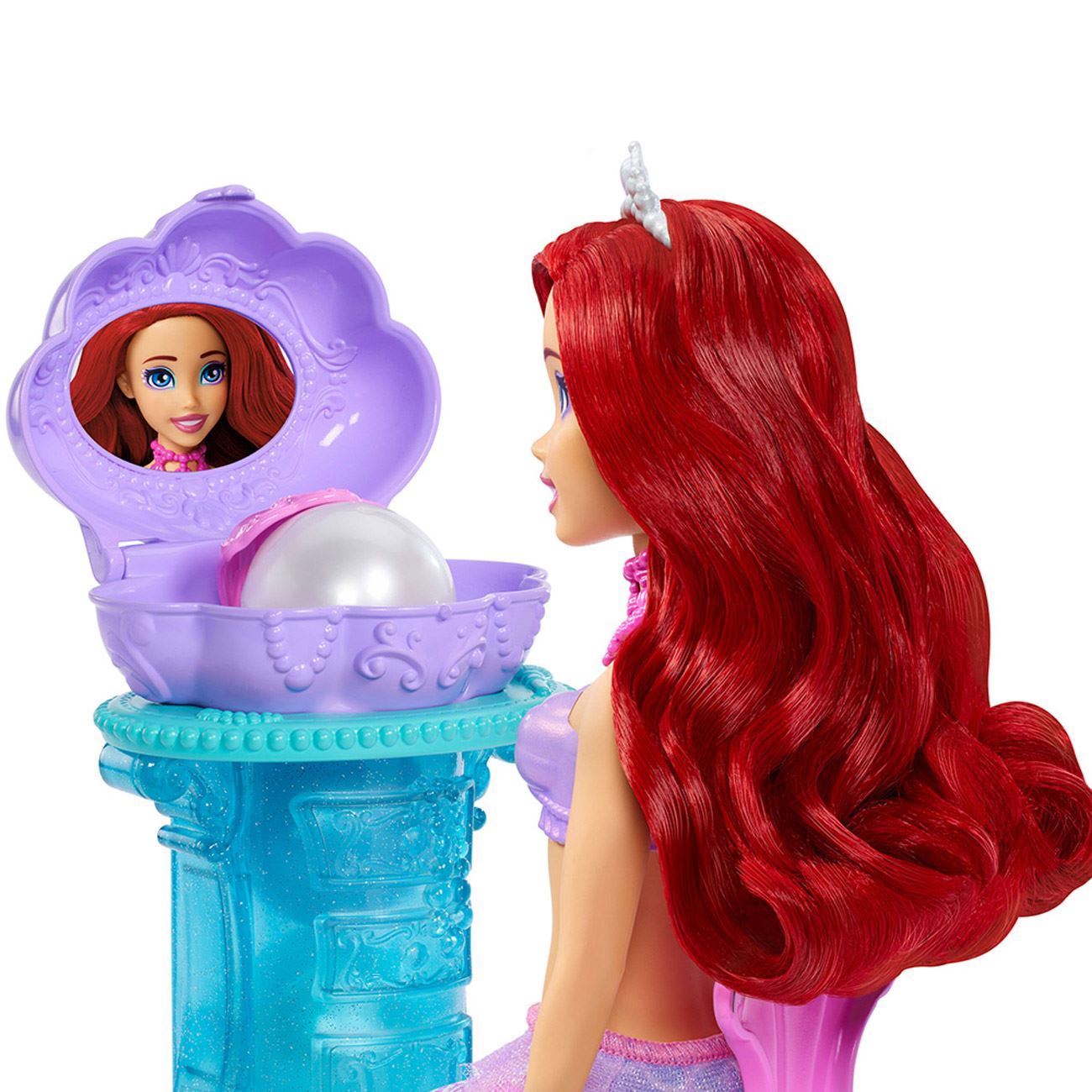 Papusa Printesa Ariel cu Scoica Surpriza - Mattel - poza 2