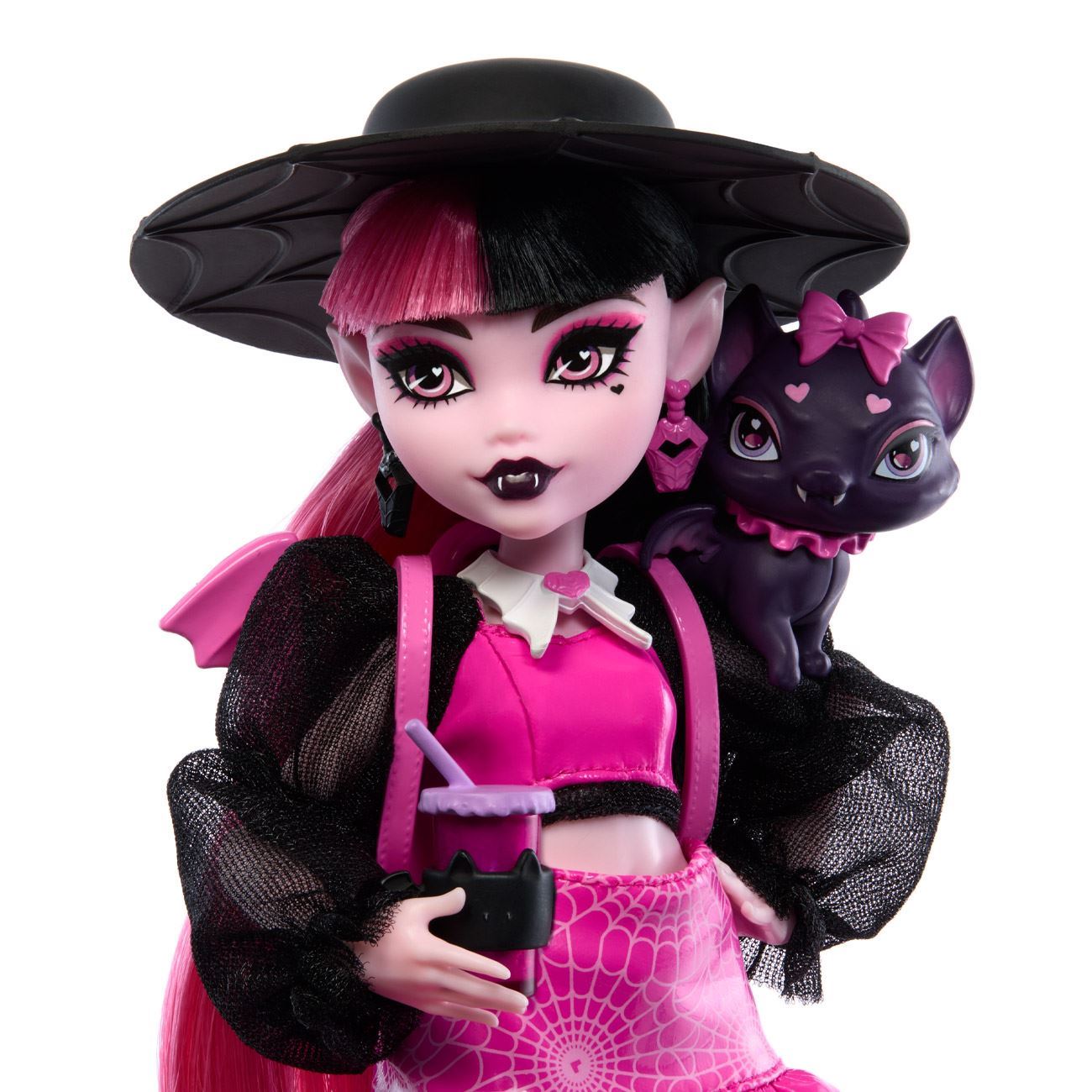 Monster High Draculaura Papusa cu Animal & Accesorii - Mattel - poza 4