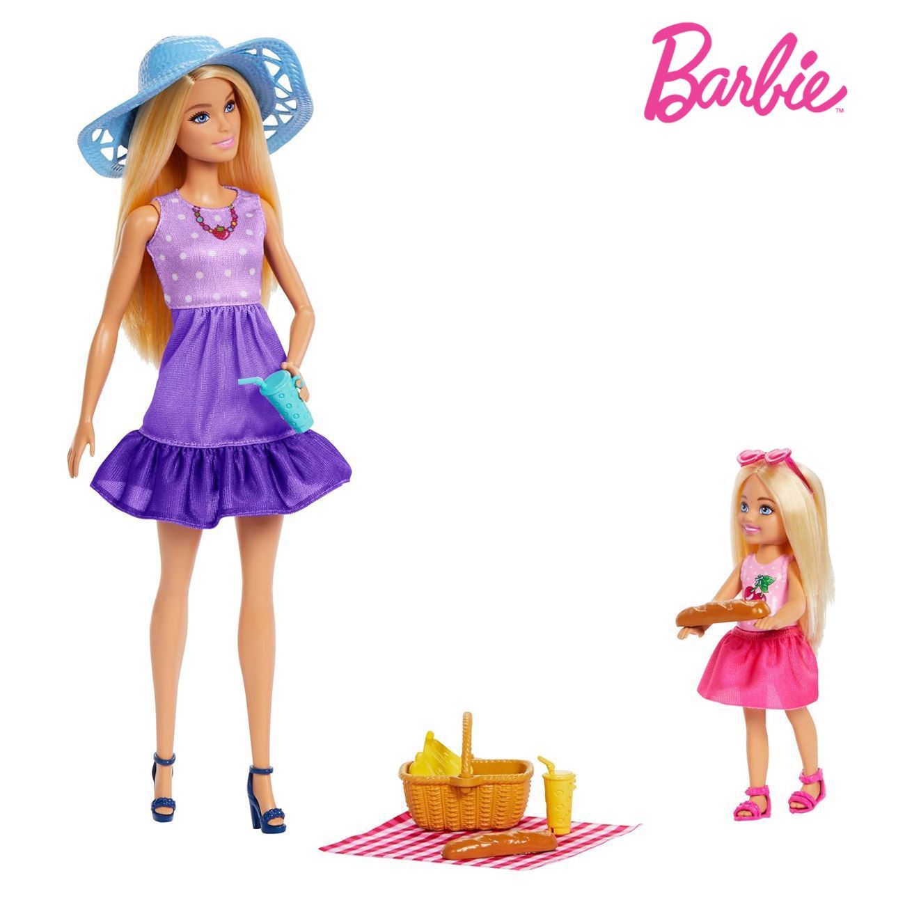 Papusa Barbie & Chelsea la Picnic - Mattel