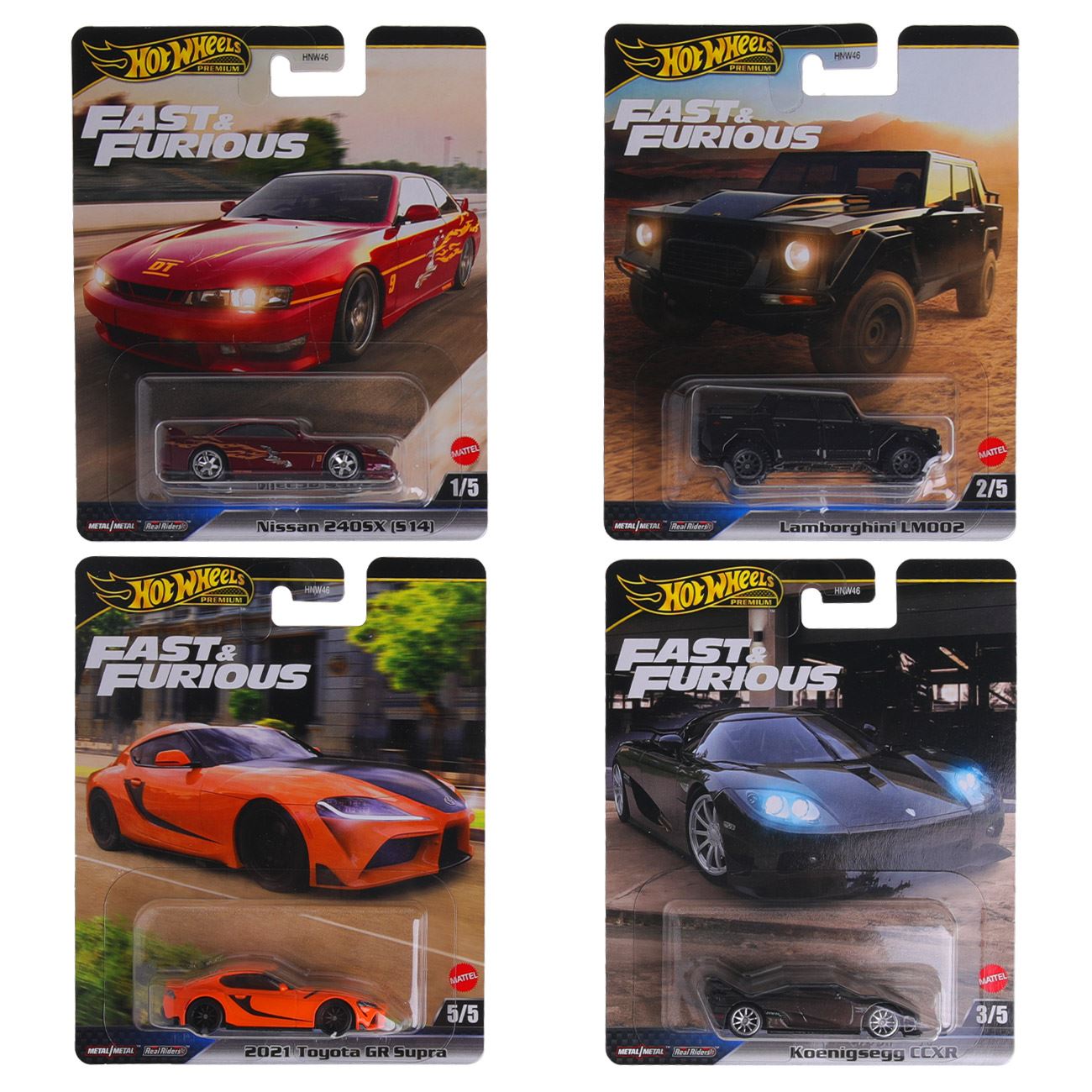 Masinuta Hot Wheels Premium Fast & Furious - Mattel