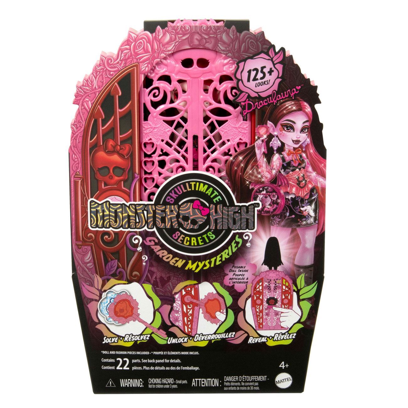 Moster High Draculaura Midnight Gar - Mattel - poza 2