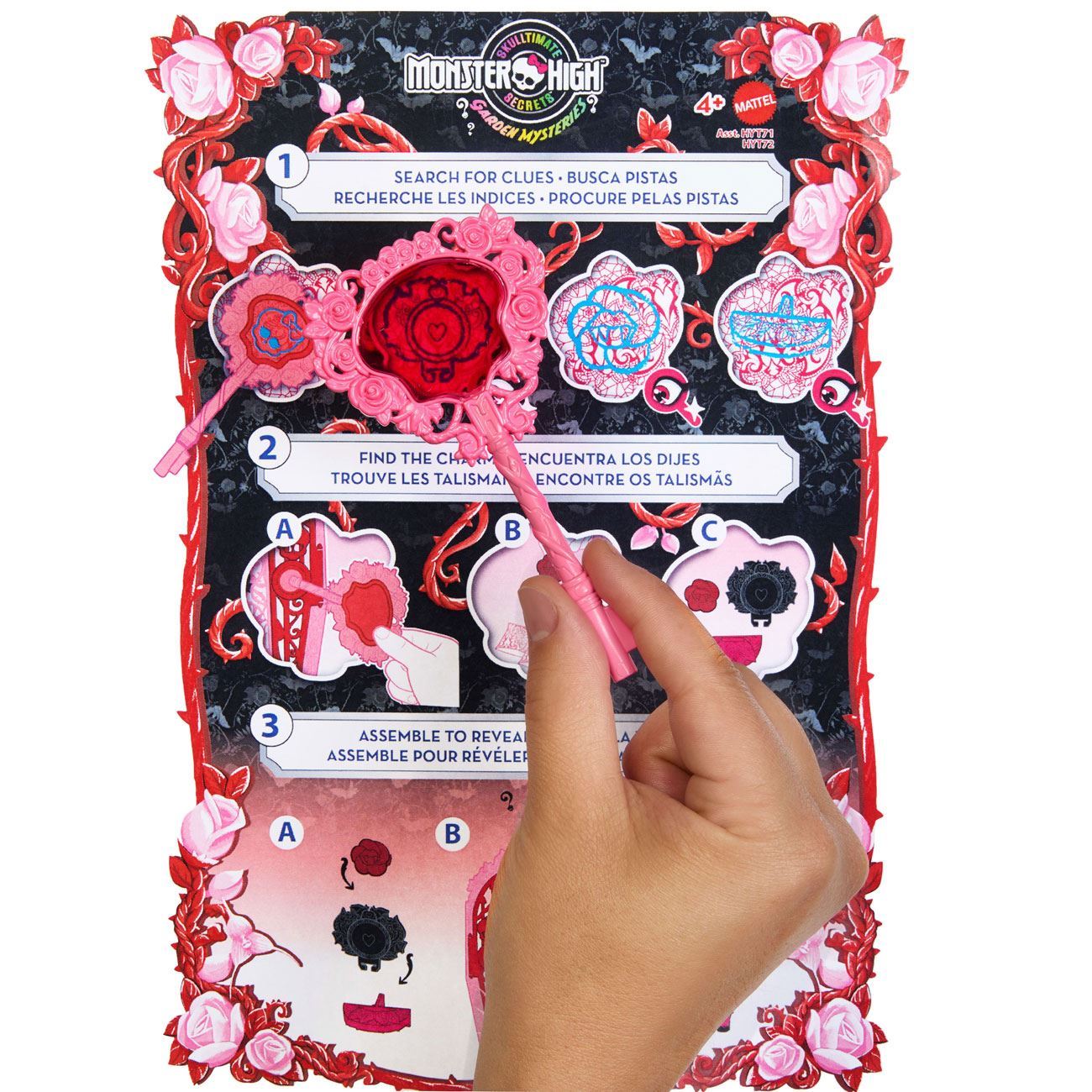 Moster High Draculaura Midnight Gar - Mattel - poza 5