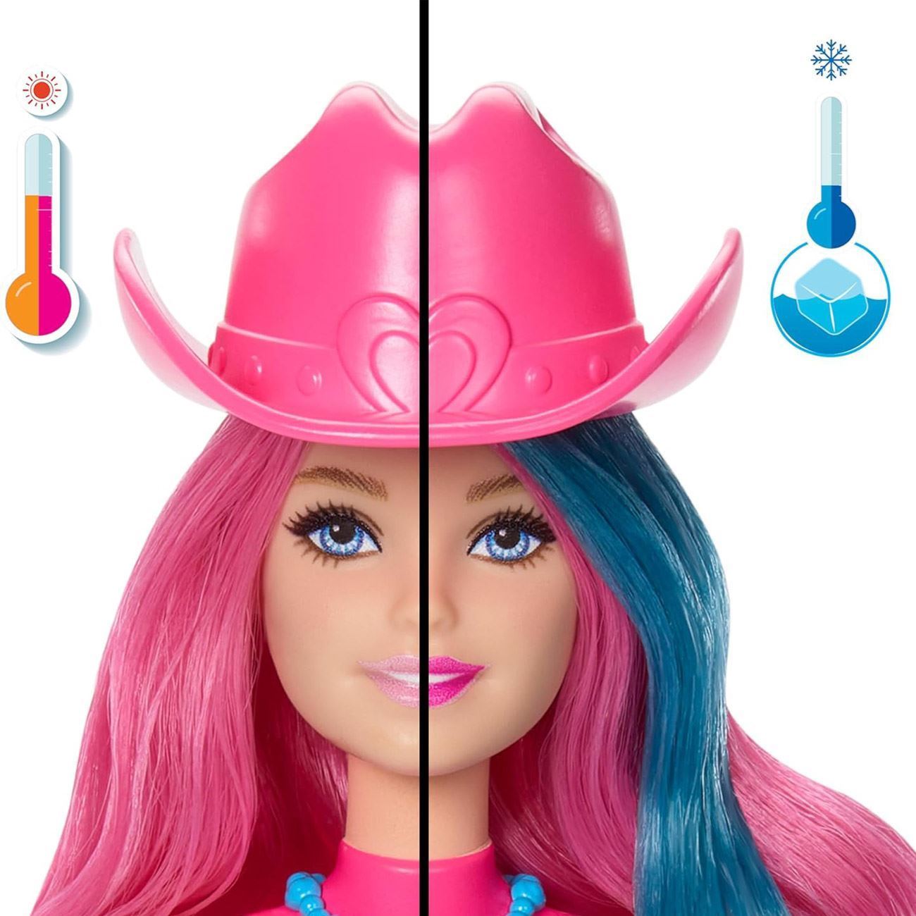 Papusa Barbie Colour Reveal Disco Star - Mattel - poza 6