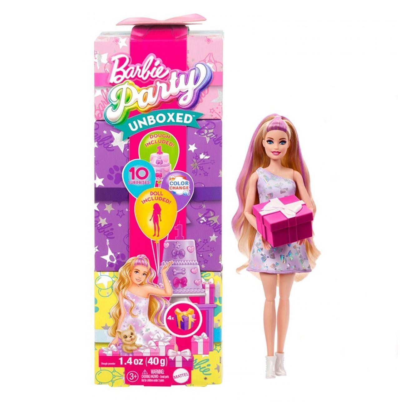 Papusa Barbie Party Unboxed Reveal (Blind Box) - Mattel