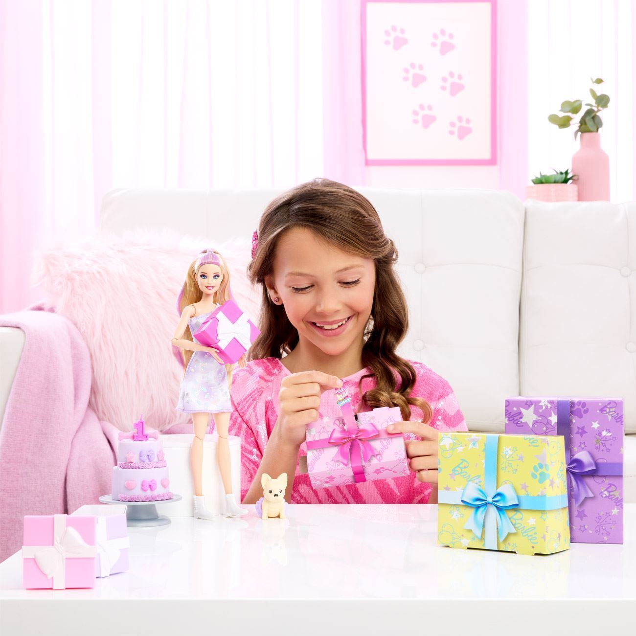 Papusa Barbie Party Unboxed Reveal (Blind Box) - Mattel - poza 4