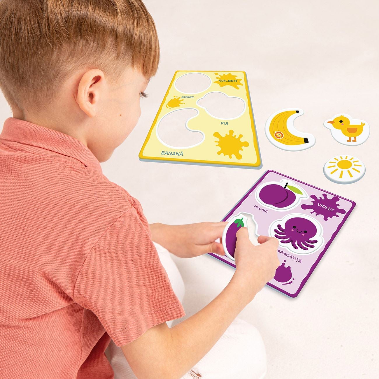 Joc Educativ ”Ce Culoare Este?” Agerino Baby Montessori - AS - poza 3