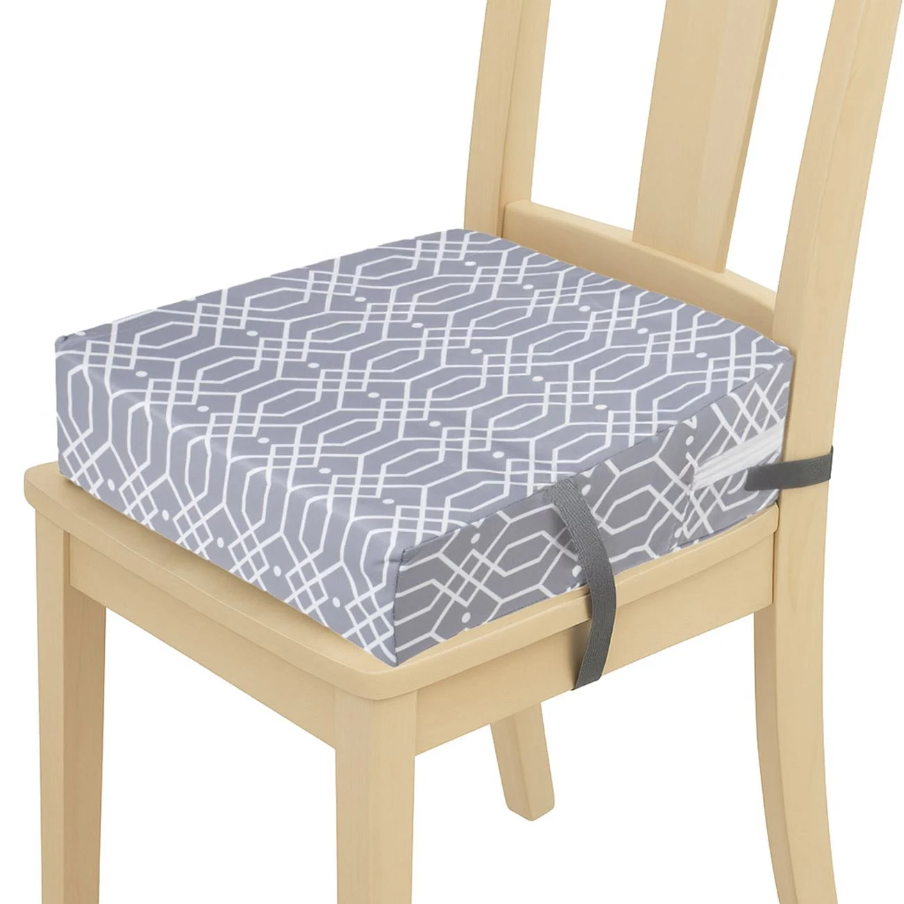 Booster Scaun pentru Copii Gri cu Modele 32x32x8cm