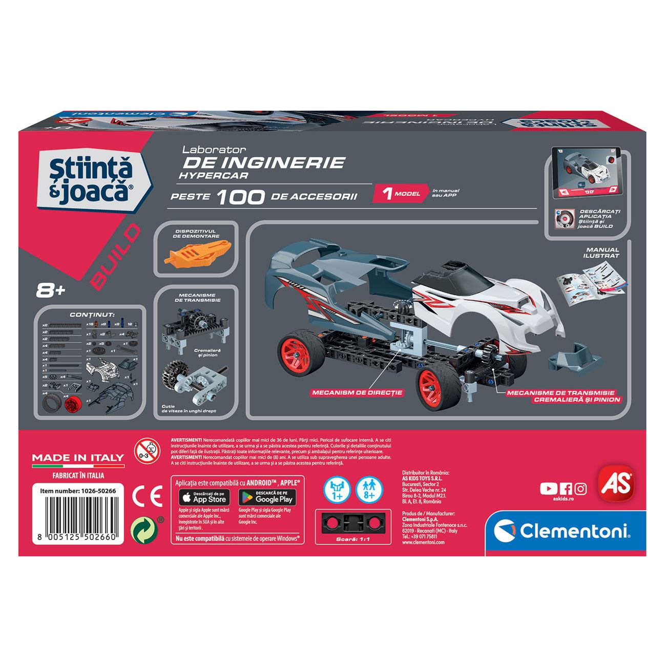 Set Stiinta & Joaca ”Atelier de Inginerie Hyper Car” - AS - poza 4