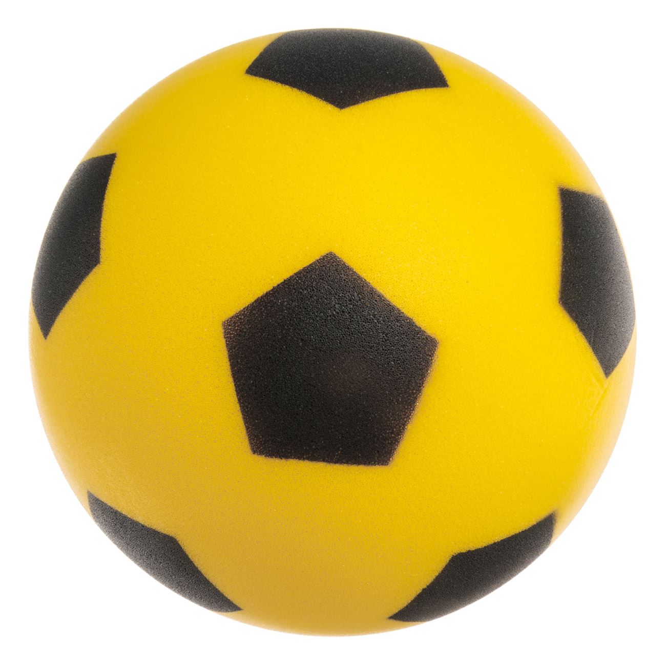 Minge de Fotbal Silentioasa Galbena Neagra Ø20cm