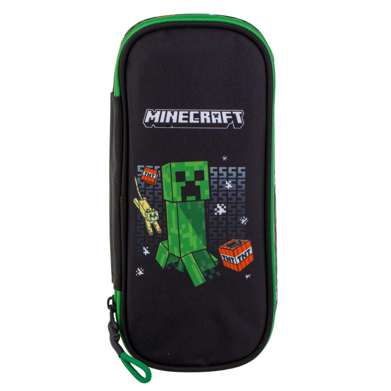 Penar Oval Negru Verde Minecraft 23x5x10cm - poza 2