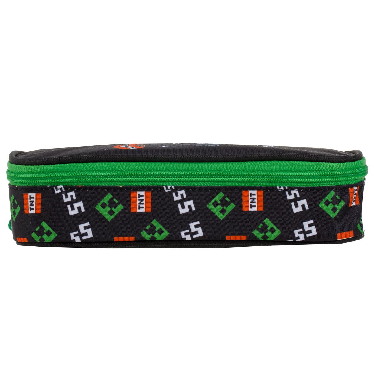 Penar Oval Negru Verde Minecraft 23x5x10cm - poza 3