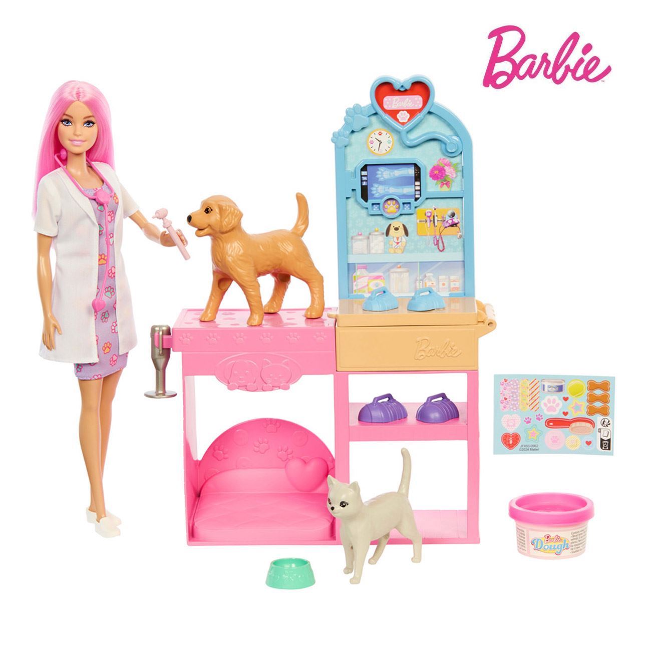 Papusa Barbie Cabinet Veterinar - Mattel