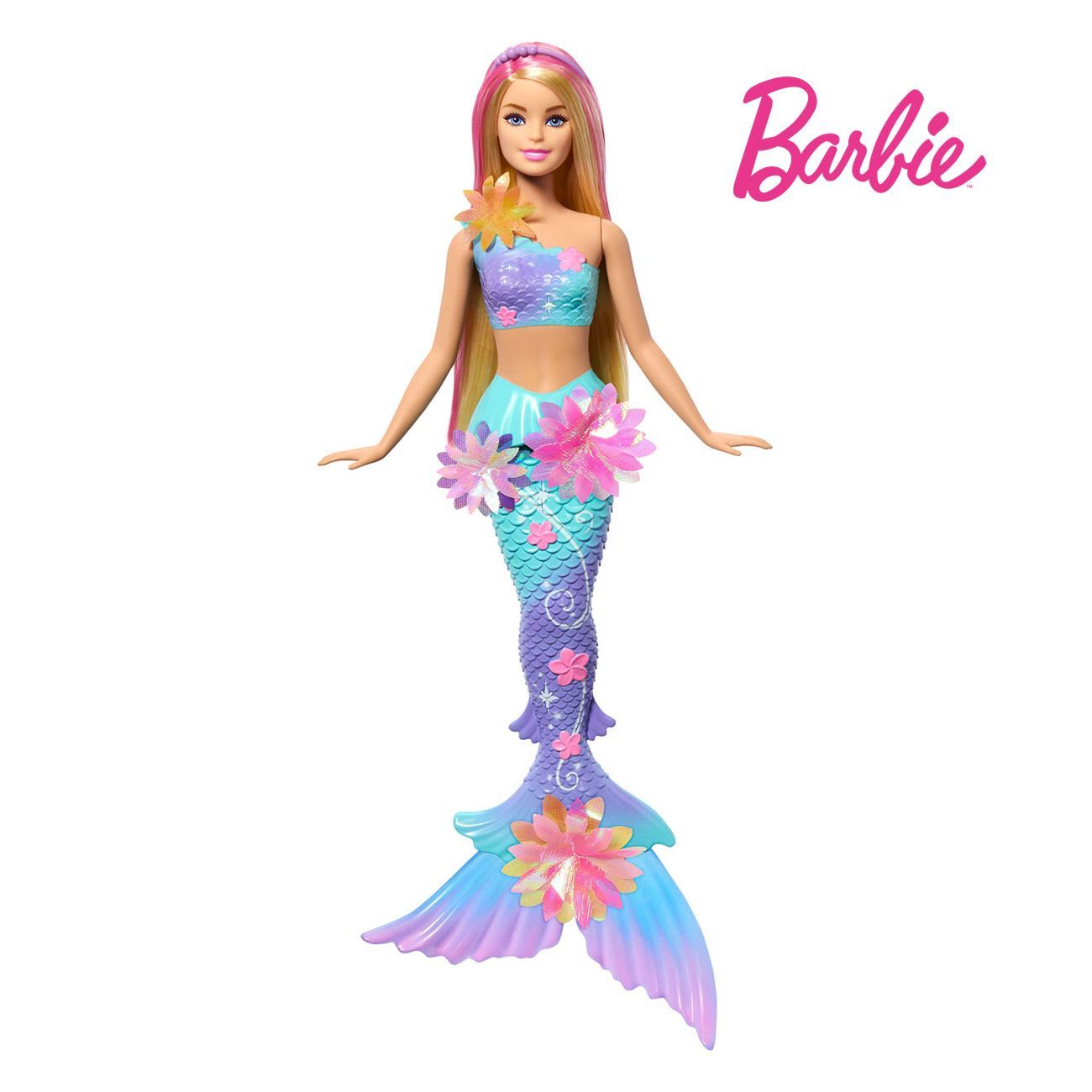 Papusa Barbie Sirena Blooming Magic - Mattel