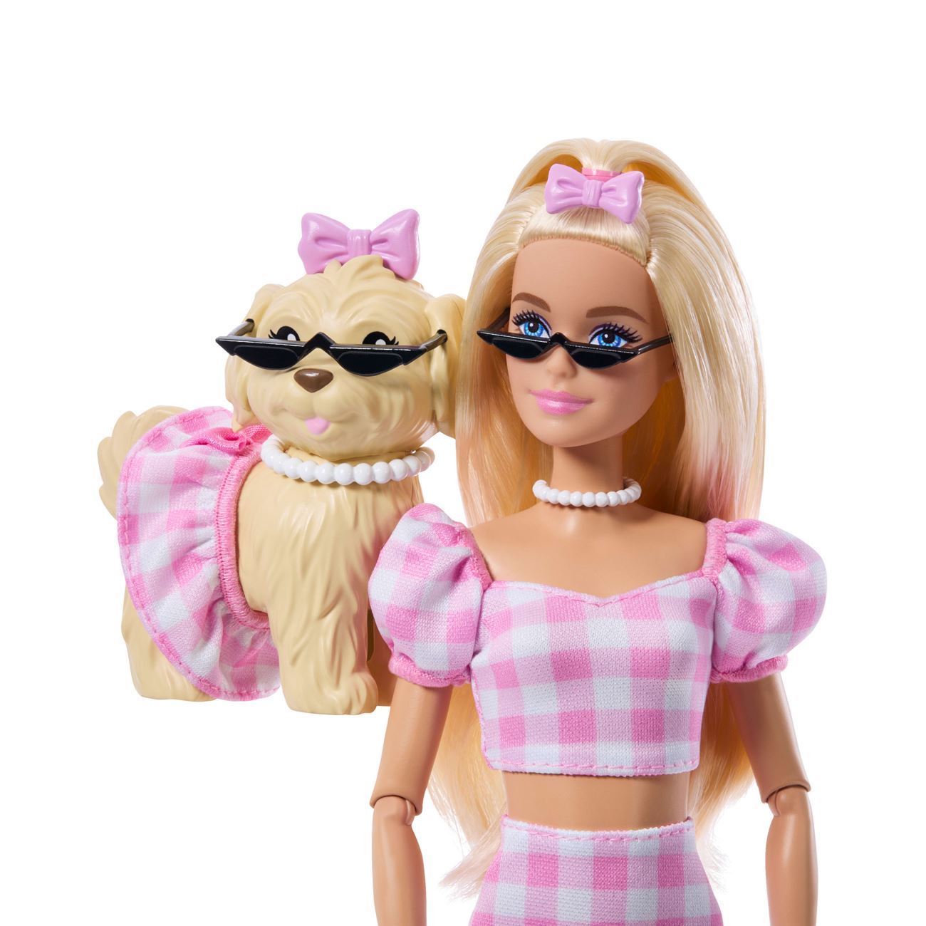 Papusa Barbie cu Caine & Tinute Asortate - Mattel - poza 4