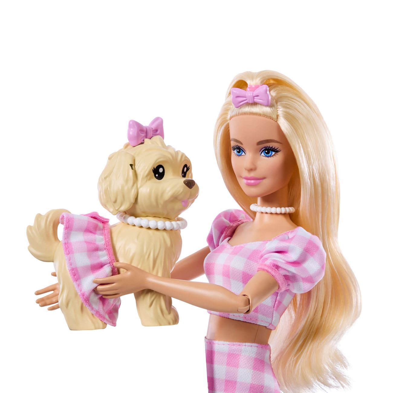 Papusa Barbie cu Caine & Tinute Asortate - Mattel - poza 5